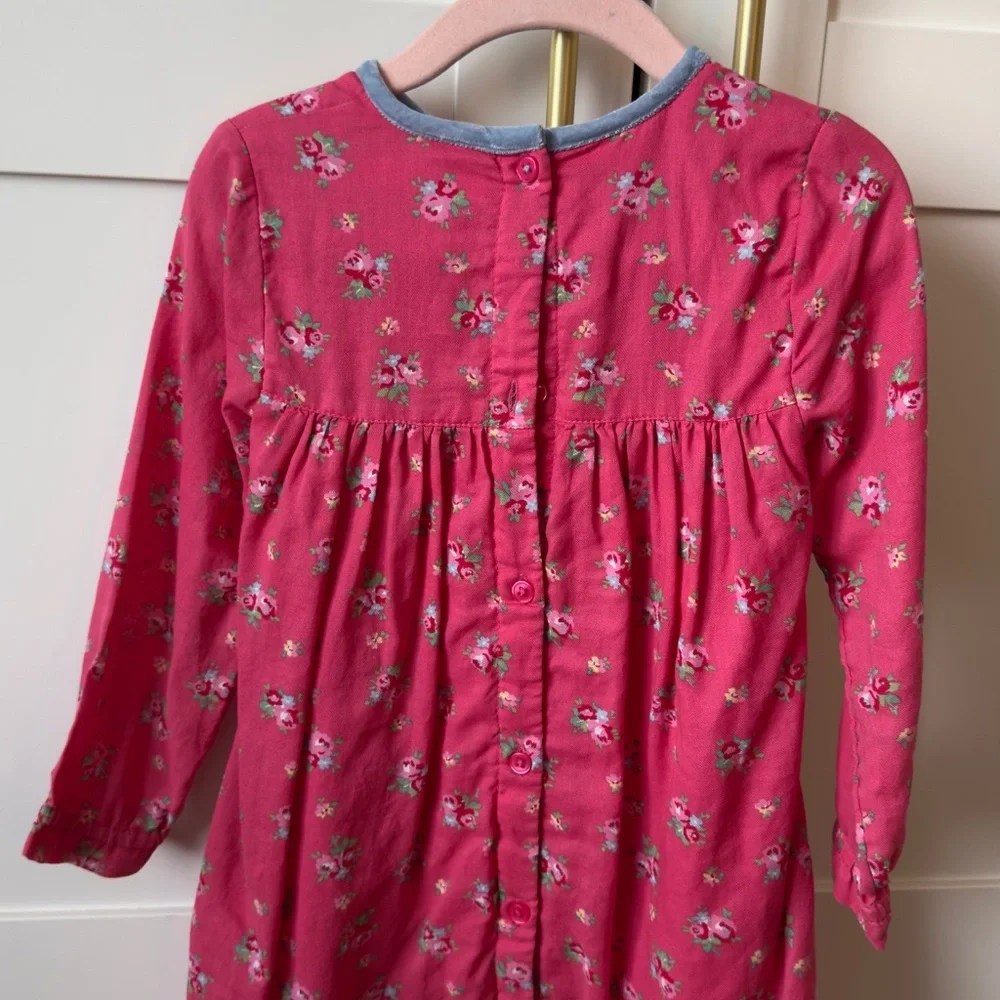 Baby Boden smocked pink dress 2-3yr - Picture 2 of 3